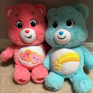 Care Bears Pink and Blue Plush Duo